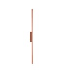 Kinkiety zewnętrzne - Nowodvorski DEMI LED M Zewnętrzna Ścienna Natynkowe Max moc 18W LED IP54 3000K Brick red 11557 - product 4