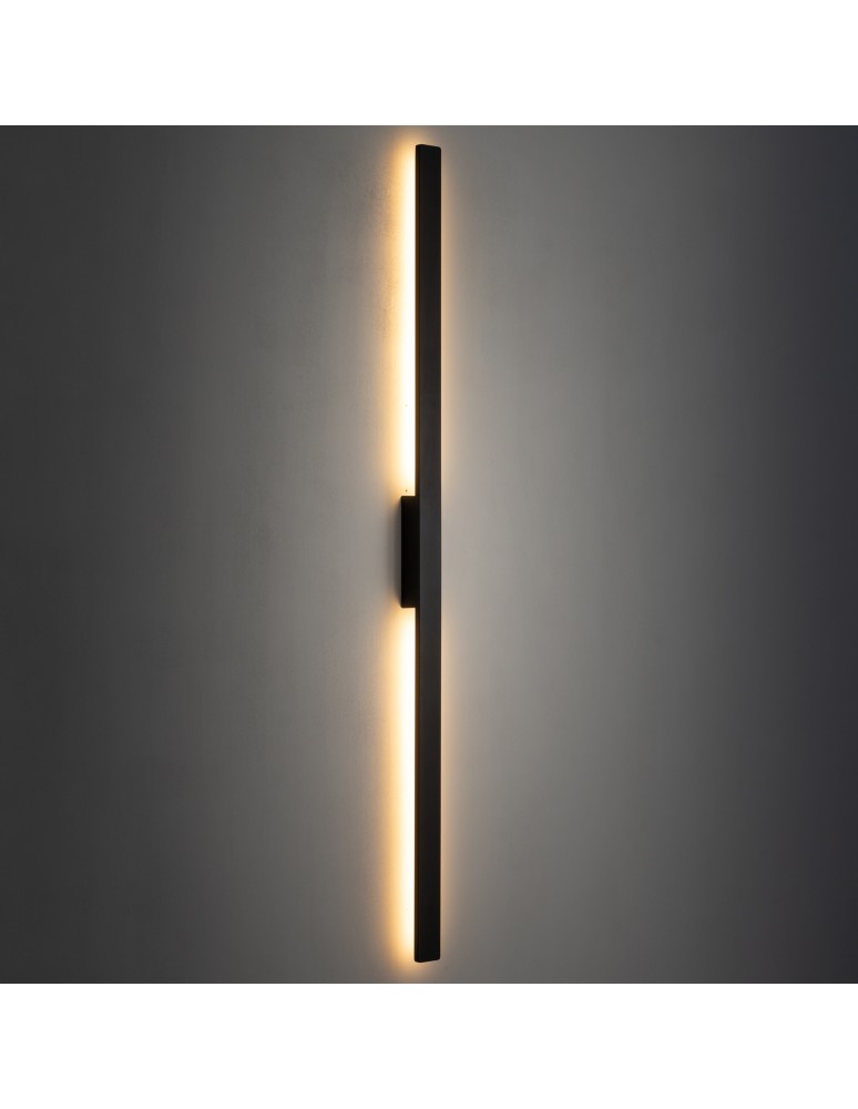 Nowodvorski DEMI LED L Zewnętrzna Ścienna Natynkowe Max moc 24W LED IP54 3000K Czarny 11558 Nowodvorski DEMI LED L Zewnętrzna Ścienna Natynkowe Max moc 24W LED IP54 3000K Czarny 11558