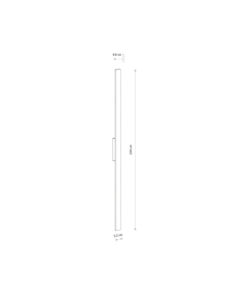 Nowodvorski DEMI LED L Zewnętrzna Ścienna Natynkowe Max moc 24W LED IP54 3000K Czarny 11558 Nowodvorski DEMI LED L Zewnętrzna Ścienna Natynkowe Max moc 24W LED IP54 3000K Czarny 11558