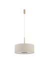 Nowodvorski SANTANA  M  Lampy sufitowe Lampy wiszące Max moc 25W only LED E27  Kremowy 11652