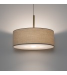 Lampy wiszące z abażurem - Nowodvorski SANTANA  M  Lampy sufitowe Lampy wiszące Max moc 25W only LED E27  Kremowy 11652 - product 2