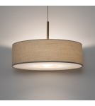 Lampy wiszące z abażurem - Nowodvorski SANTANA  L  Lampy sufitowe Lampy wiszące Max moc 25W only LED E27  Kremowy 11653 - product 2