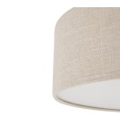 Lampy wiszące z abażurem - Nowodvorski SANTANA  L  Lampy sufitowe Lampy wiszące Max moc 25W only LED E27  Kremowy 11653 - product 5