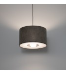 Lampy wiszące z abażurem - Nowodvorski LAGO S  Lampy sufitowe Lampy wiszące Max moc 15W only LED E27  Szary 11673 - product 2