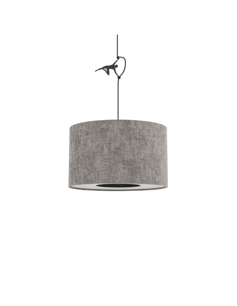 Nowodvorski LAGO S  Lampy sufitowe Lampy wiszące Max moc 15W only LED E27  Szary 11673