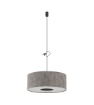 Lampy wiszące z abażurem - Nowodvorski LAGO M  Lampy sufitowe Lampy wiszące Max moc 25W only LED E27  Szary 11674 - product 3