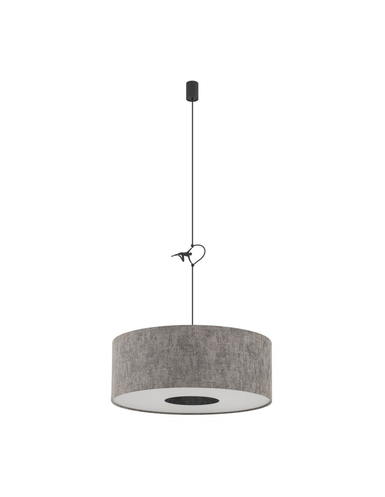 Nowodvorski LAGO M  Lampy sufitowe Lampy wiszące Max moc 25W only LED E27  Szary 11674