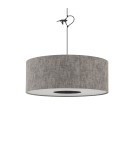 Lampy wiszące z abażurem - Nowodvorski LAGO M  Lampy sufitowe Lampy wiszące Max moc 25W only LED E27  Szary 11674 - product 4