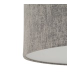 Lampy wiszące z abażurem - Nowodvorski LAGO M  Lampy sufitowe Lampy wiszące Max moc 25W only LED E27  Szary 11674 - product 7