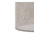 Lampy wiszące z abażurem - Nowodvorski CEDRO S  Lampy sufitowe Lampy wiszące Max moc 15W only LED E27  Beż 11664 - product 6