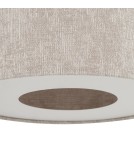 Lampy wiszące z abażurem - Nowodvorski CEDRO S  Lampy sufitowe Lampy wiszące Max moc 15W only LED E27  Beż 11664 - product 7