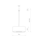 Nowodvorski CEDRO L Lampy sufitowe Lampy wiszące Max moc 25W only LED E27 Beż 11666 Nowodvorski CEDRO L Lampy sufitowe Lampy wiszące Max moc 25W only LED E27 Beż 11666