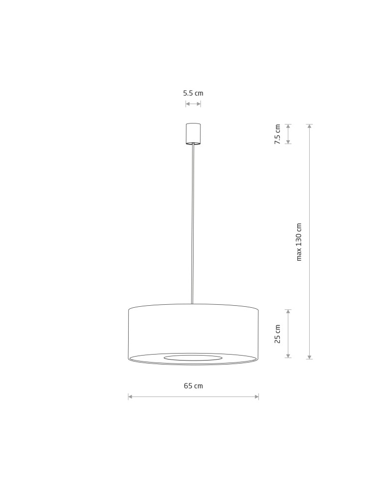 Nowodvorski CEDRO L Lampy sufitowe Lampy wiszące Max moc 25W only LED E27 Beż 11666 Nowodvorski CEDRO L Lampy sufitowe Lampy wiszące Max moc 25W only LED E27 Beż 11666