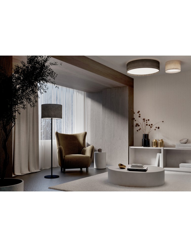 Nowodvorski LAGO L  Lampy sufitowe Plafon Max moc 15W only LED E27  Szary 11681 Nowodvorski LAGO L  Lampy sufitowe Plafon Max moc 15W only LED E27  Szary 11681