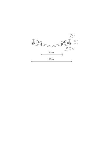 Nowodvorski LVM CORNER CONDUCTIVE MODULE Systemy szynowe 1-obwodowy niskonapięciowy 48V LVM Akcesoria Uniwersalne Max moc 6A  B - produkt 2