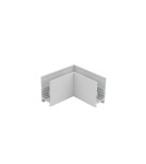 Akcesoria do szynoprzewodów magnetycznych - Nowodvorski LVM HORIZONTAL CORNER Systemy szynowe 1-obwodowy niskonapięciowy 48V LVM Akcesoria Natynkowe Biały 11618 - product 1