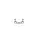 Akcesoria do szynoprzewodów magnetycznych - Nowodvorski LVM RECESSED HORIZONTAL CORNER Systemy szynowe 1-obwodowy niskonapięciowy 48V LVM Akcesoria Podtynkowe Biały 11622 - product 2