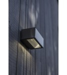 Kinkiety zewnętrzne - Lutec GEMINI Ścienna LED Antracyt 5189103118 - produkt 5