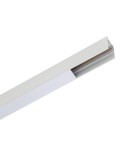 Szyny magnetyczne - Nowodvorski LVM TRACK 1M Systemy szynowe 1-obwodowy niskonapięciowy 48V LVM Szynoprzewód Natynkowe Biały 11626 - product 2