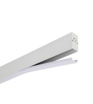 Szyny magnetyczne - Nowodvorski LVM TRACK 1M Systemy szynowe 1-obwodowy niskonapięciowy 48V LVM Szynoprzewód Natynkowe Biały 11626 - product 4