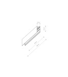 Szyny magnetyczne - Nowodvorski LVM TRACK 1M Systemy szynowe 1-obwodowy niskonapięciowy 48V LVM Szynoprzewód Natynkowe Biały 11626 - product 8