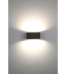 Kinkiety zewnętrzne - Lutec GEMINI Ścienna LED Antracyt 5189113118 - produkt 6