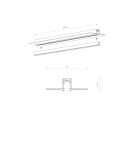 Szyny magnetyczne - Nowodvorski NANO - LVM RECESSED TRACK 1M Systemy szynowe 1-obwodowy niskonapięciowy 24V NANO-LVM Szynoprzewód Podtynkowe Czarn - product 2