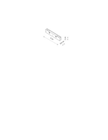 Nowodvorski NANO - LVM STRAIGHT CONDUCTIVE MODULE Systemy szynowe 1-obwodowy niskonapięciowy 24V NANO-LVM Akcesoria Uniwersalne - produkt 2