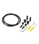 Akcesoria do szynoprzewodów magnetycznych - Nowodvorski NANO - LVM SUSPENSION KIT Systemy szynowe 1-obwodowy niskonapięciowy 24V NANO-LVM Akcesoria Natynkowe Czarny 11744 - product 1