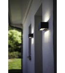 Kinkiety zewnętrzne - Lutec GEMINI Ścienna LED Antracyt 5189112118 - produkt 5