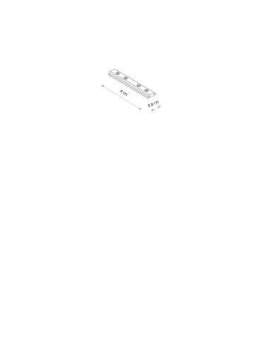 Nowodvorski NANO - LVM TRACK BUCKLE CONNECTOR Systemy szynowe 1-obwodowy niskonapięciowy 24V NANO-LVM Akcesoria Uniwersalne Cza - produkt 2