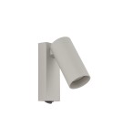 Kinkiety do czytania - Nowodvorski FOURTY  Ścienna Regulowany z włącznikiem Max moc 10W only LED GU10 R35  Silk gray 11765 - product 1