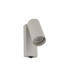 Kinkiety do czytania - Nowodvorski FOURTY  Ścienna Regulowany z włącznikiem Max moc 10W only LED GU10 R35  Silk gray 11765 - product 4