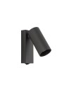 Nowodvorski FOURTY  Ścienna Regulowany z włącznikiem Max moc 10W only LED GU10 R35  Umbra gray 11766