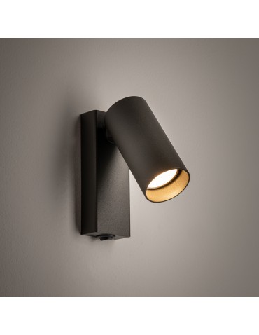 Nowodvorski FOURTY  Ścienna Regulowany z włącznikiem Max moc 10W only LED GU10 R35  Umbra gray 11766 - produkt 2