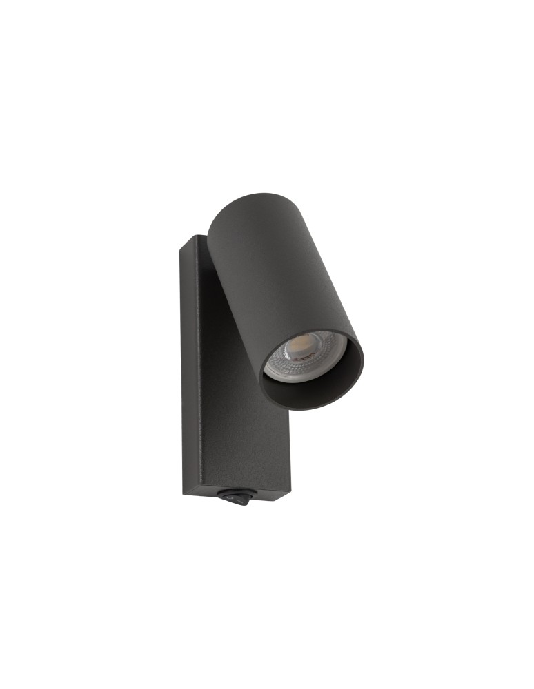 Nowodvorski FOURTY  Ścienna Regulowany z włącznikiem Max moc 10W only LED GU10 R35  Umbra gray 11766