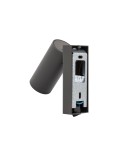 Kinkiety do czytania - Nowodvorski FOURTY  Ścienna Regulowany z włącznikiem Max moc 10W only LED GU10 R35  Umbra gray 11766 - product 6