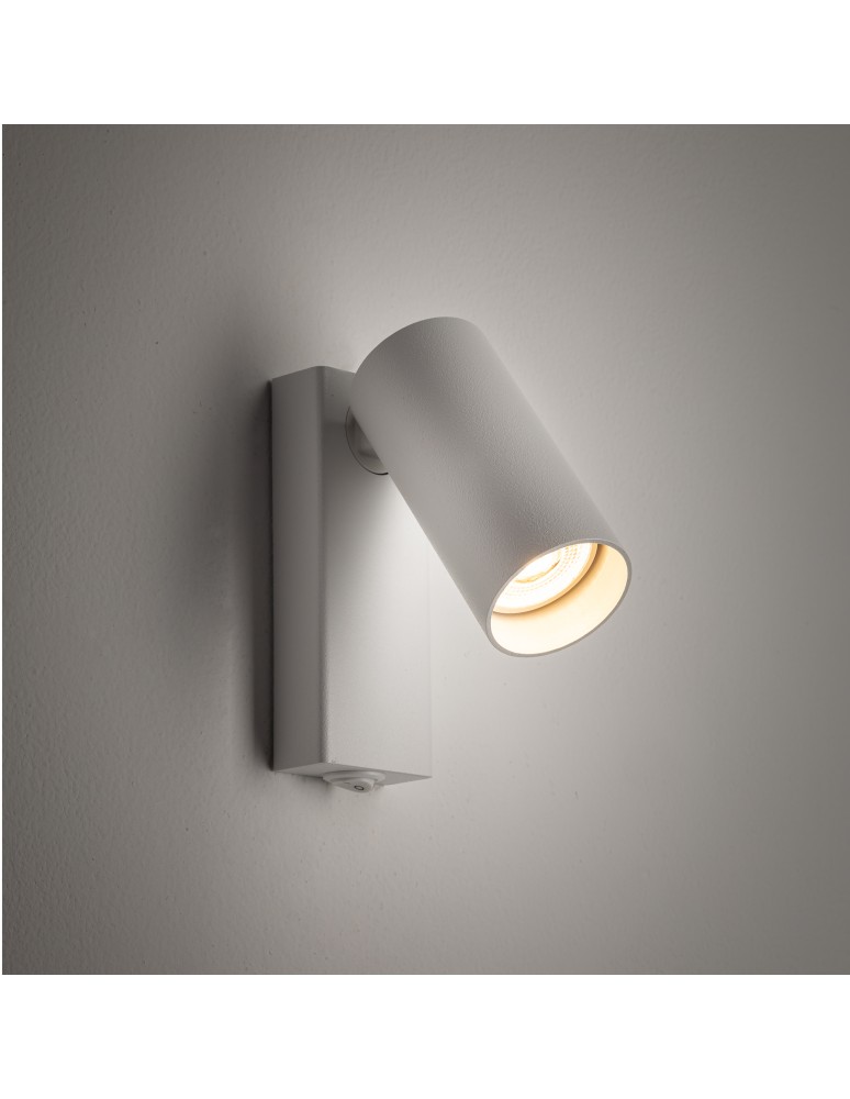 Nowodvorski FOURTY Ścienna Regulowany z włącznikiem Max moc 10W only LED GU10 R35 Biały 11764 Nowodvorski FOURTY Ścienna Regulowany z włącznikiem Max moc 10W only LED GU10 R35 Biały 11764