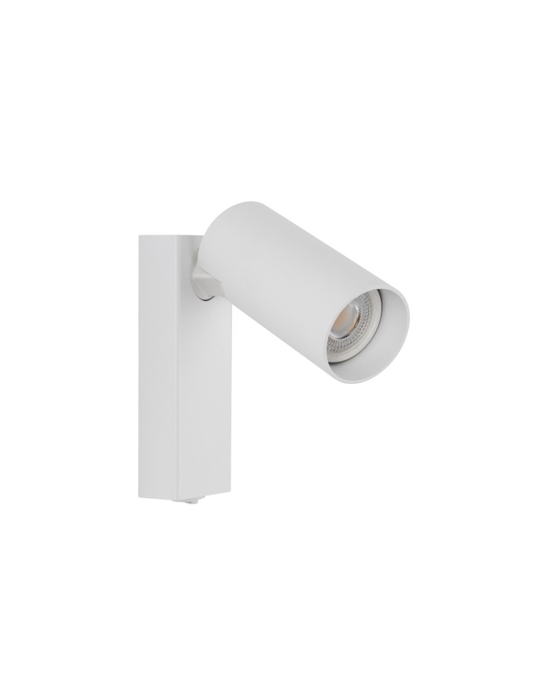 Nowodvorski FOURTY Ścienna Regulowany z włącznikiem Max moc 10W only LED GU10 R35 Biały 11764 Nowodvorski FOURTY Ścienna Regulowany z włącznikiem Max moc 10W only LED GU10 R35 Biały 11764