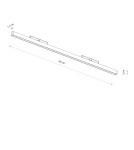 Lampy do szyn magnetycznych - Nowodvorski NANO - LVM LINE OUT LED 20W Systemy szynowe 1-obwodowy niskonapięciowy 24V NANO-LVM Lampy led Max moc 20W LED  3000 - product 8