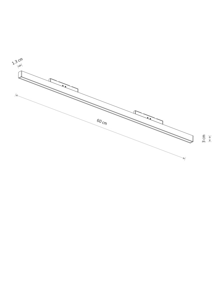Nowodvorski NANO - LVM LINE OUT LED 20W Systemy szynowe 1-obwodowy niskonapięciowy 24V NANO-LVM Lampy led Max moc 20W LED  3000