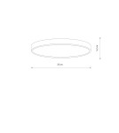 Nowodvorski DENIA LED S Lampy sufitowe Plafon Max moc 15W LED 4000K Biały 11755 Nowodvorski DENIA LED S Lampy sufitowe Plafon Max moc 15W LED 4000K Biały 11755