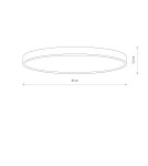 Nowodvorski DENIA LED M SENSOR Lampy sufitowe Plafon Max moc 24W LED 4000K Biały 11762 Nowodvorski DENIA LED M SENSOR Lampy sufitowe Plafon Max moc 24W LED 4000K Biały 11762