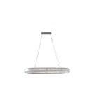 Lampy wiszące glamour - Azzardo SPARKING PENDANT 120 CCT DIMM CH + PILOT Wisząca Chrom Połyskujący Zmienna Barwa Światła AZ6566 - product 1