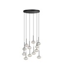 Lampy wiszące LED - Azzardo SERENITY 12 BK Wisząca Czarny Matowy AZ6534 - product 1
