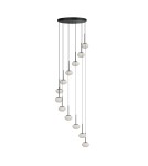 Lampy wiszące LED - Azzardo SERENITY 12 BK Wisząca Czarny Matowy AZ6534 - product 2