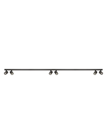 Azzardo EXO 6 LINE 200 BK Reflektor Czarny Matowy AZ6656