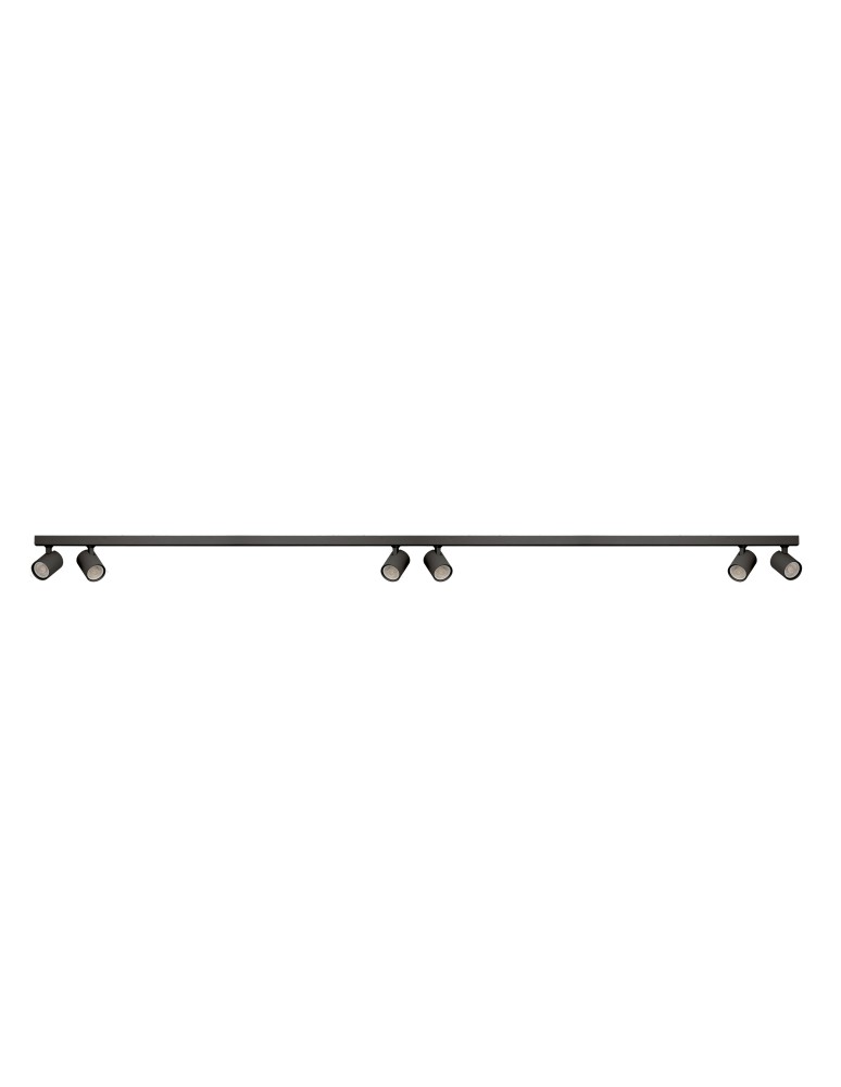 Azzardo EXO 6 LINE 200 BK Reflektor Czarny Matowy AZ6656