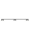 Azzardo EXO 6 LINE 200 BK Reflektor Czarny Matowy AZ6656