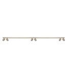 Lampy sufitowe reflektory - Azzardo EXO 6 LINE 200 BEIGE Reflektor Beżowy Matowy AZ6658 - product 1